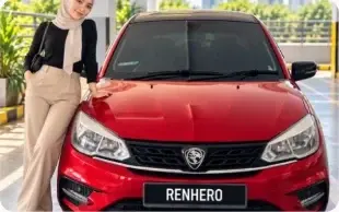 Proton Saga · 2022 with RenHero plate